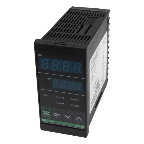 CH402 48*96mm AC 100-240V SSR main output 1 alarm contact output and thermocouple or RTD input digital pid temperature controller