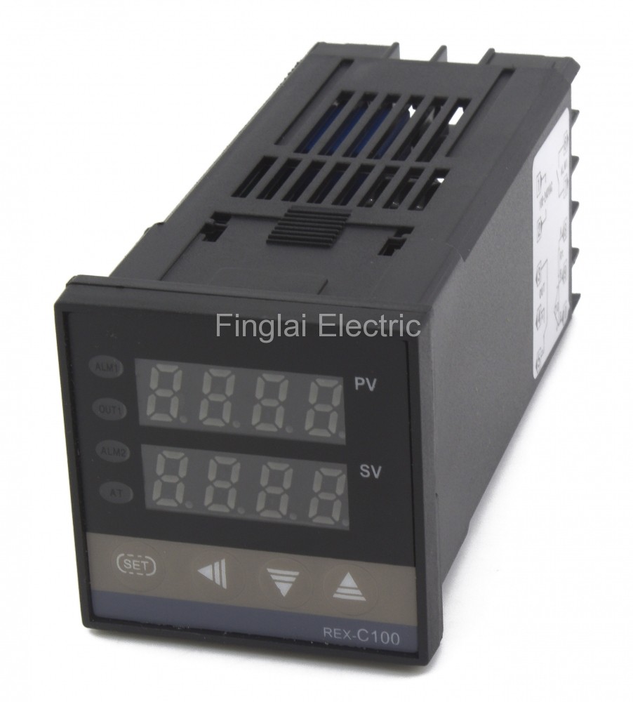 PID Digital Temperature Control Controller Thermocouple REX-C100FK02-M*AN Rel… 