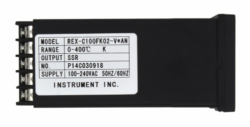 REX-C100 48*48mm AC 220V SSR main output 1 alarm contact output and thermocouple or RTD input digital pid temperature controller