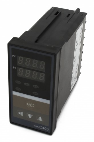 REX-C400 48*96mm AC 220V zero crossing pulse SCR main output 1 alarm contact output and thermocouple or RTD input vertical digital pid temperature controller