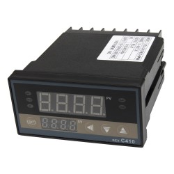 REX-C410 96*48mm AC 100-240V relay main output 1 alarm contact output and thermocouple or RTD input horizontal digital pid temperature controller