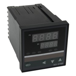 REX-C700 72*72mm AC 220V relay main output 1 alarm contact output and thermocouple or RTD input digital pid temperature controller