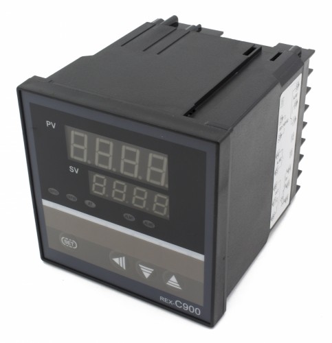 REX-C900 96*96mm AC 220V relay main output 1 alarm contact output and thermocouple or RTD input digital pid temperature controller