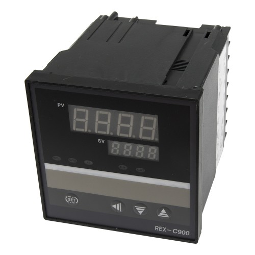 REX-C900 96*96mm AC 220V SSR main output 1 alarm contact output and thermocouple or RTD input digital pid temperature controller