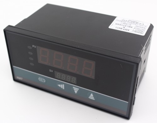XMT-7411 160*80mm 220VAC electromagnetic relay+SSR main output 1 alarm contact output and thermocouple or RTD input digital temperature controller