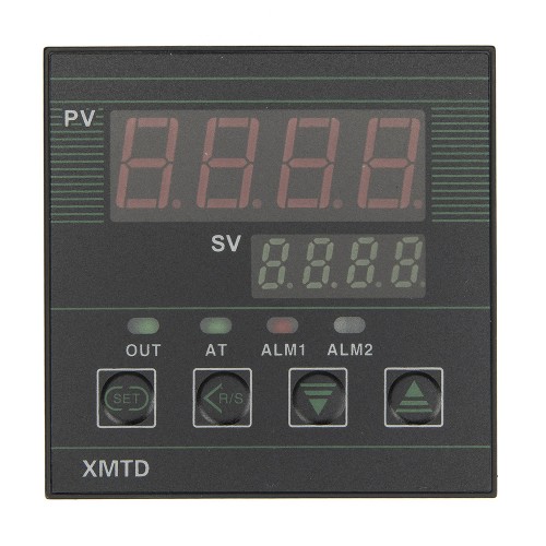 XMTD-7731 72*72mm 220VAC SCR main output 2 alarm contact outputs and thermocouple or RTD input digital temperature controller