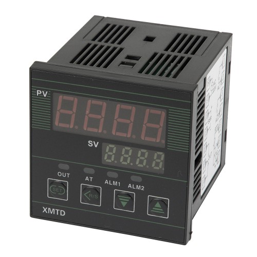 XMTD-7411 72*72mm 220VAC electromagnetic relay+SSR main output 1 alarm contact output and thermocouple or RTD input digital temperature controller