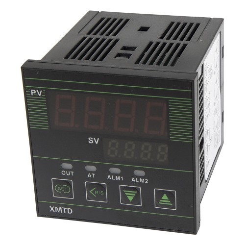 XMTD-7431 72*72mm 220VAC electromagnetic relay+SSR main output 2 alarm contact outputs and thermocouple or RTD input digital temperature controller