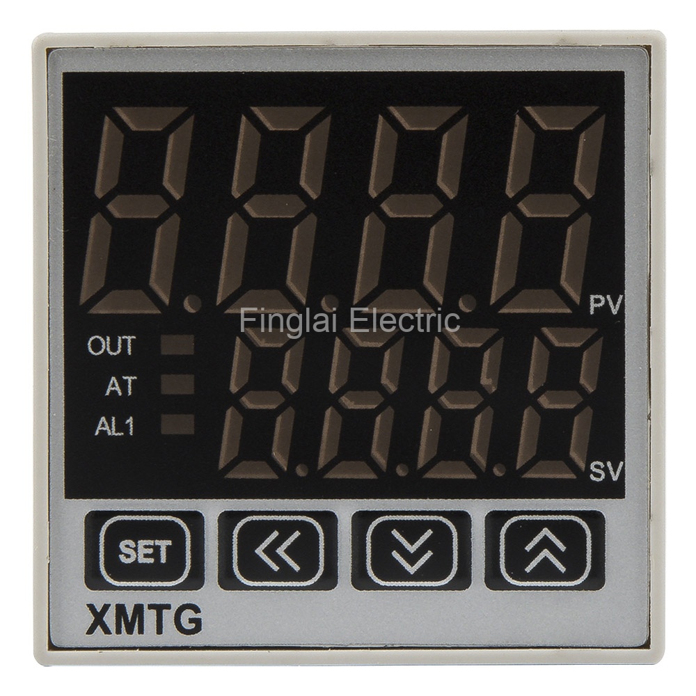 XMTG7711 48*48mm 220VAC SCR main output 1 alarm contact output and 4