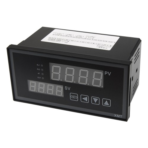 XMT-838CP ramp soak 160*80mm 85-242VAC 0-22mA main output 2 alarm contact outputs and thermocouple or RTD input digital temperature controller