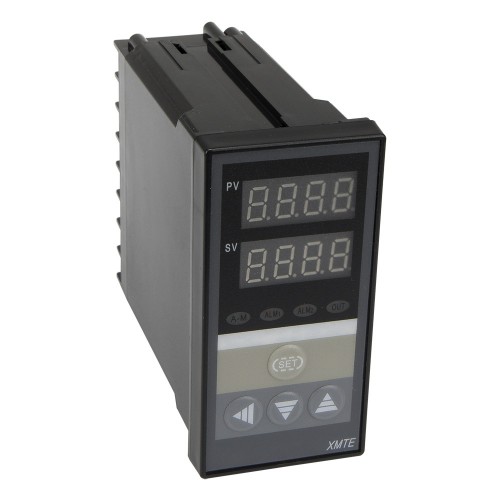 XMTE-818AK RS485 modbus interface 48*96mm 85-242VAC SCR main output 1 alarm contact output and thermocouple or RTD input vertical digital temperature controller