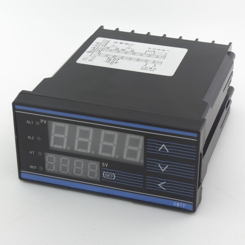 XMTF-838AP ramp soak 96*48mm 85-242VAC SCR main output 2 alarm contact outputs and thermocouple or RTD input horizontal digital temperature controller