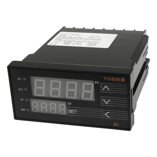 XMTF-838APK RS485 modbus interface ramp soak 96*48mm 85-242VAC SCR main output 2 alarm contact outputs and thermocouple or RTD input horizontal digital temperature controller