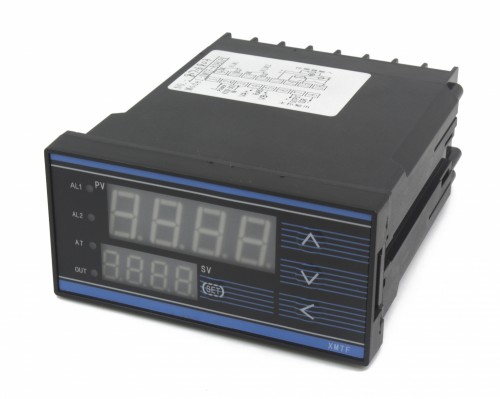 XMTF-838GPK RS485 modbus interface ramp soak 96*48mm 85-242VAC SSR main output 2 alarm contact outputs and thermocouple or RTD input horizontal digital temperature controller