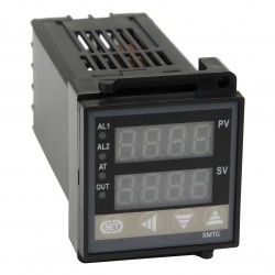 XMTG-818P ramp soak 48*48mm 85-242VAC relay main output 1 alarm contact output and thermocouple or RTD input digital temperature controller