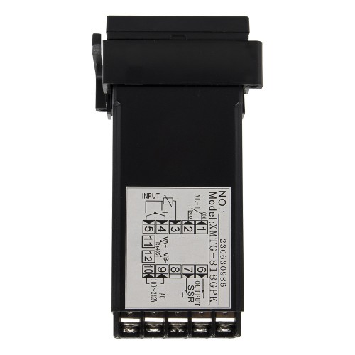 XMTG-818GPK RS485 modbus interface ramp soak 48*48mm 85-242VAC SSR main output 1 alarm contact output and thermocouple or RTD input digital temperature controller