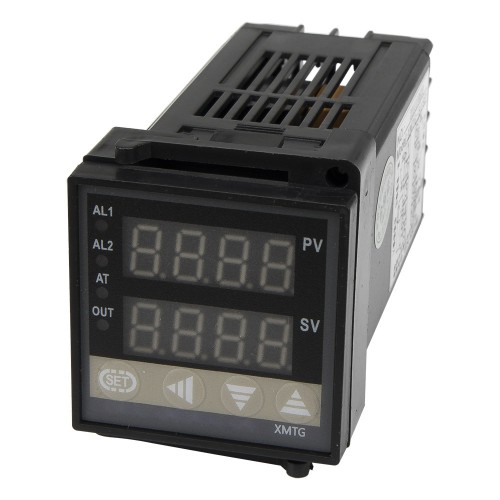 XMTG-818P ramp soak 48*48mm 85-242VAC relay main output 1 alarm contact output and thermocouple or RTD input digital temperature controller