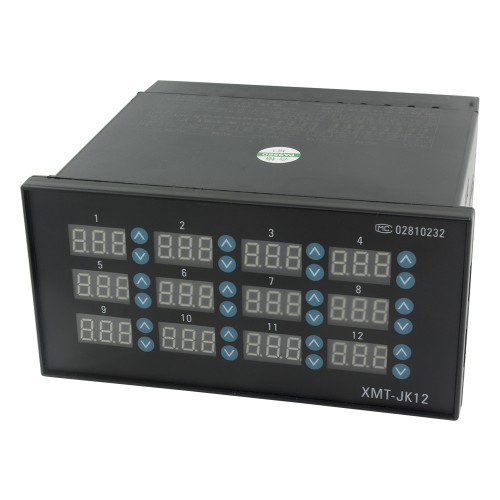 XMT-JK1201-K 160*80mm AC 85-242V 12 relay main outputs and 12 K thermocouple inputs digital temperature controller