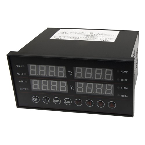 XMT-JK408G 160*80mm AC 85-242V 4 SSR main outputs and 4 thermocouple or RTD inputs digital temperature controller