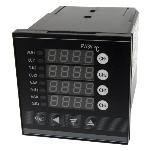 XMTA-JK408G 96*96mm AC 85-242V 4 SSR main outputs and 4 thermocouple or RTD inputs digital temperature controller