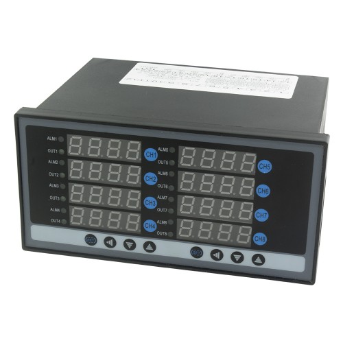XMT-JK808G 160*80mm AC 85-242V 8 SSR main outputs and 8 thermocouple or RTD inputs digital temperature controller