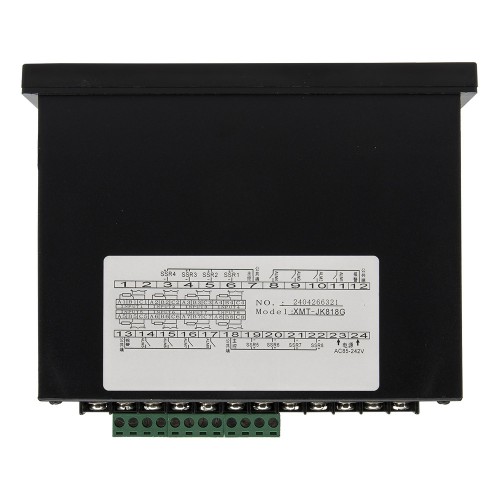 XMT-JK818G 160*80mm AC 85-242V 8 SSR main outputs 8 alarm contact outputs and 8 thermocouple or RTD inputs digital temperature controller