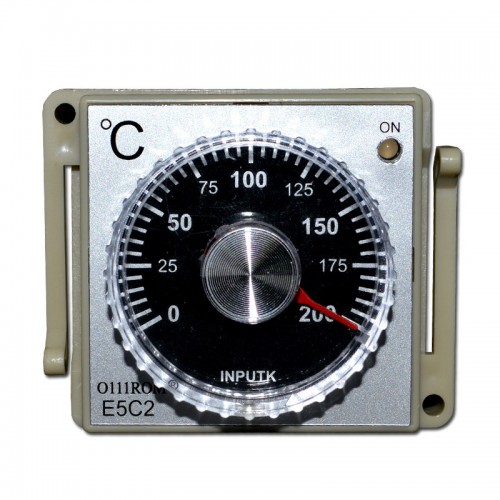 E5C2-R 48*48mm AC 220V relay main output K input 0-200℃ pointer temperature controller