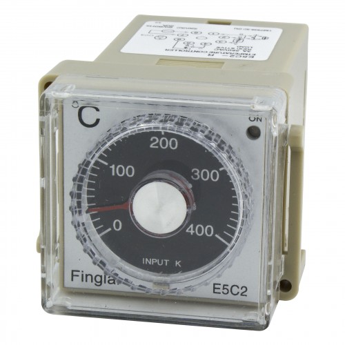 E5C2-R 48*48mm AC 220V relay main output K input 0-400℃ pointer temperature controller