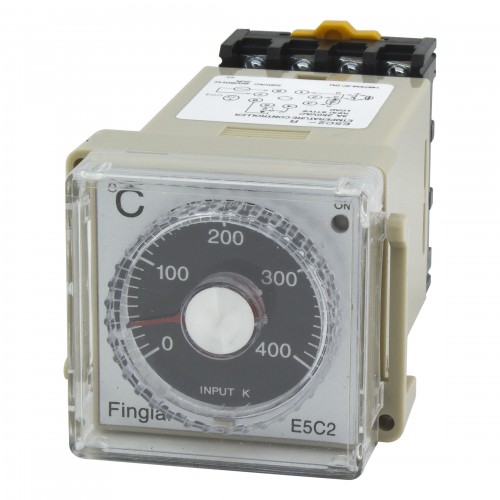 E5C2-R 48*48mm AC 220V relay main output K input 0-400℃ pointer temperature controller with socket