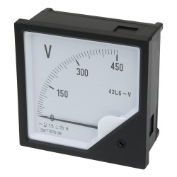 42L6-V450 120*120mm 450V pointer AC voltmeter 42L6 series analog volt meter 120x120 mm size