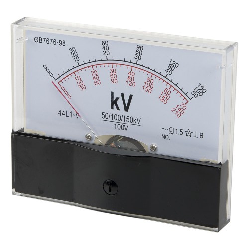 44L1-VMK/100 100*80mm 50K/100V 100K/100V 150K/100V pointer AC voltmeter 44L1 series analog volt meter 100x80 mm size