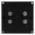 6L2 80*80mm 0.5(lagging)~1~0.5(leading) 380V 5A pointer AC analog three phase power factor meter