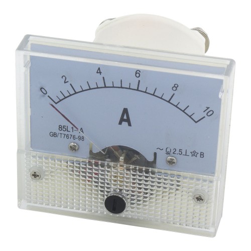 85L1-A10 64*56mm 10A pointer AC ammeter 85L1 series analog AMP meter 64x56 mm size