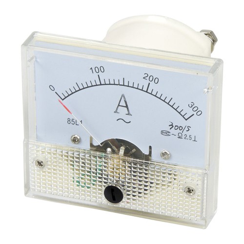 85L1-A300/5 64*56mm current transformer type 300/5A pointer AC ammeter 85L1 series analog AMP meter 64x56 mm size