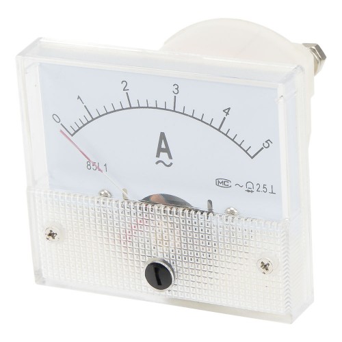 85L1-A5 64*56mm 5A pointer AC ammeter 85L1 series analog AMP meter 64x56 mm size