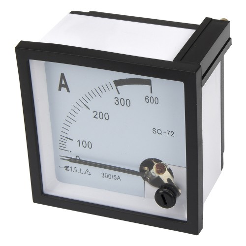 SQ-72-A300/5 72*72mm current transformer type 300/5A pointer AC ammeter SQ-72 series analog AMP meter 72x72 mm size