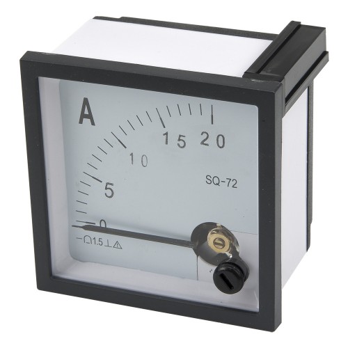 SQ-72 72*72mm DC 20A pointer analog ammeter AMP meter