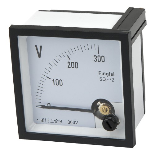 SQ-72-V300 72*72mm 300V pointer AC voltmeter SQ-72 series analog volt meter 72x72 mm size