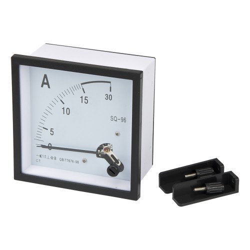 SQ-96-A15 96*96mm 15A pointer AC ammeter SQ-96 series analog AMP meter 96x96 mm size