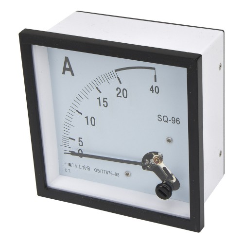 SQ-96-A20 96*96mm 20A pointer AC ammeter SQ-96 series analog AMP meter 96x96 mm size