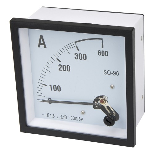 SQ-96-A300/5 96*96mm current transformer type 300/5A pointer AC ammeter SQ-96 series analog AMP meter 96x96 mm size
