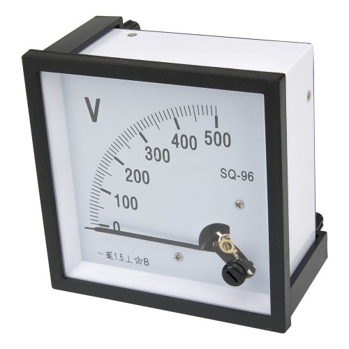 SQ-96-V5 96*96mm 500V pointer AC voltmeter SQ-96 series analog volt meter 96x96 mm size