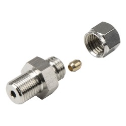 FTARA05 M12*1 3mm inner diameter moverable mounting nut for probe thermocouple or RTD temperature sensor