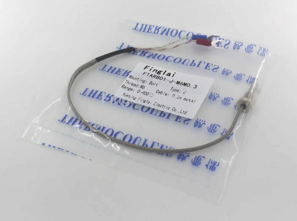 FTARB01 J type M6 screw thread bolt 0.3m metal screening cable ...