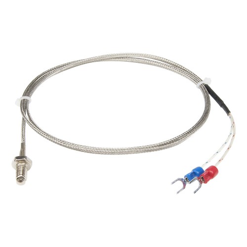 FTARB01 J type M6 screw thread bolt 1m metal screening cable thermocouple temperature sensor