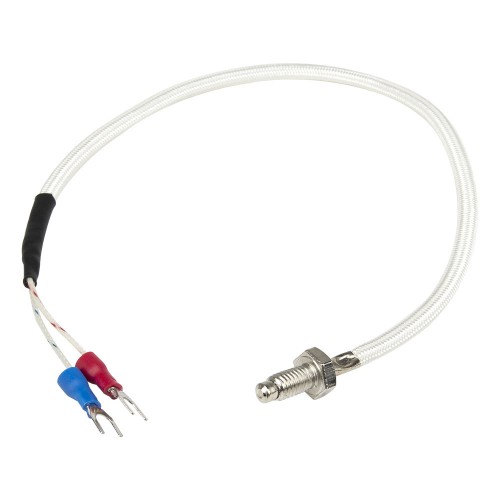 FTARB01 K type M6 screw thread bolt 0.3m fibreglass braided cable thermocouple temperature sensor