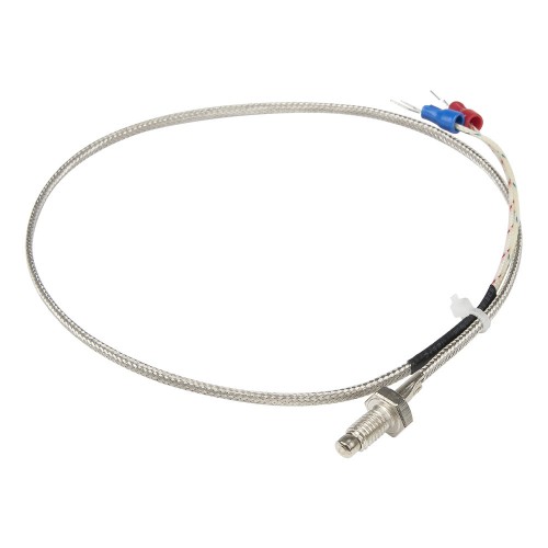 FTARB01 K type M6 screw thread bolt 0.5m metal screening cable thermocouple temperature sensor