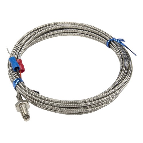 FTARB01 K type M6 screw thread bolt 3m metal screening cable thermocouple temperature sensor