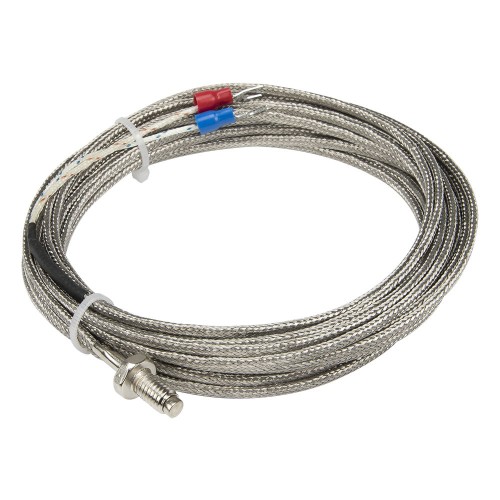 FTARB01 K type M6 screw thread bolt 5m metal screening cable thermocouple temperature sensor