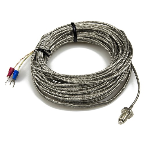 FTARB01 K type M8 screw thread bolt 12m metal screening cable thermocouple temperature sensor
